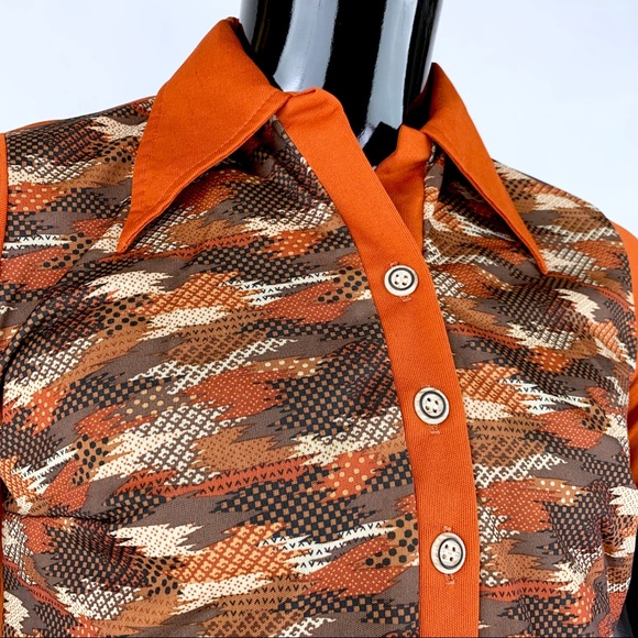 VTG 70s Olympian men’s polo shirt - Picture 6 of 8